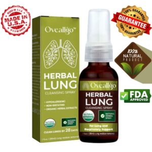 NATURAL HERBAL SPRAY FOR LUNG AND RESPIRATORY SUPPORT